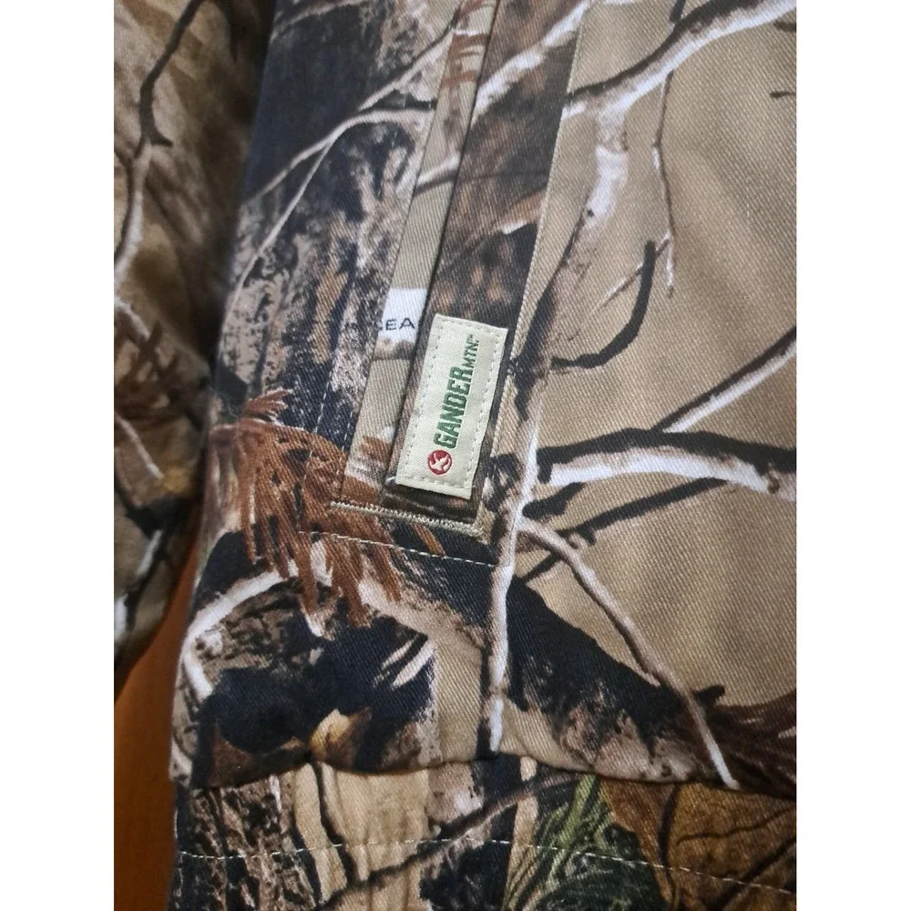 Gander Mountain Boys Camo Insulated Hooded Jacket Youth Medium 10-12 Zip Cotton